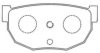 SUZUK 4406001P93 Brake Pad Set, disc brake